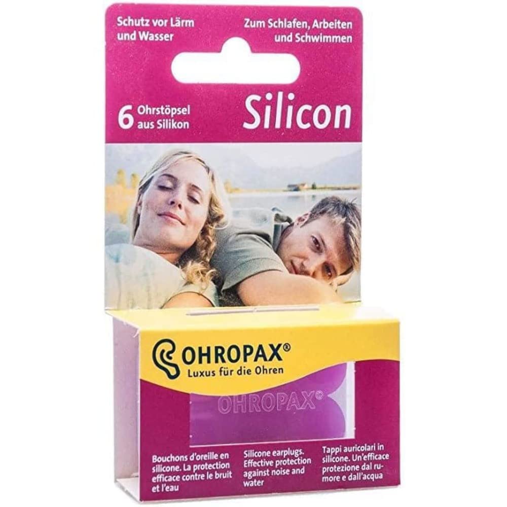 OHROPAX Silicon Ohrstöpsel, 6 St [Badartikel]