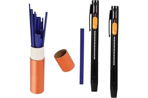 23pcs Heat Erasable Fabric Marker Set, Include 2 Heat Erasable Chalk Pens 20 Blue Replacement Refills and 1 Pen Refill Box fo