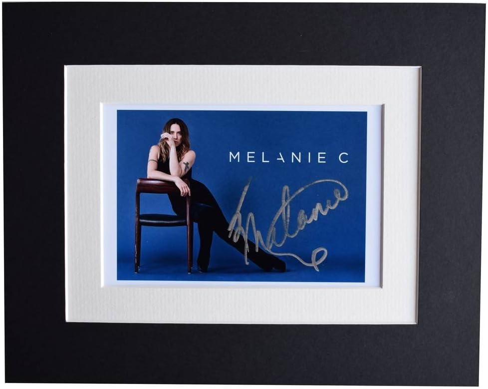 Sportagraphs Melanie Chisholm Mel C Signed Autograph 10x8 photo display Music Memorabilia COA