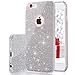 MILPROX Bling Glitter Pretty Sparkle 3 Layer Hybrid Anti-Slick/Protective/Soft Slim TPU Case Compatible with iPhone 6s Plus / 6 Plus