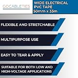 Gocableties White Electrical Tape 50mm x 33m BS EN 60454-2 1 Roll view 7