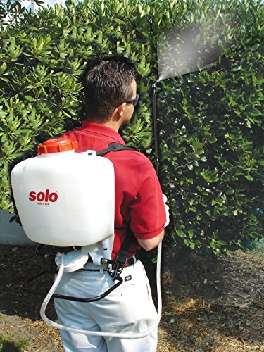 Solo 475-B Diaphragm Pump Backpack Sprayer, 4-Gallon, Bleach Resistant Pump Assembly