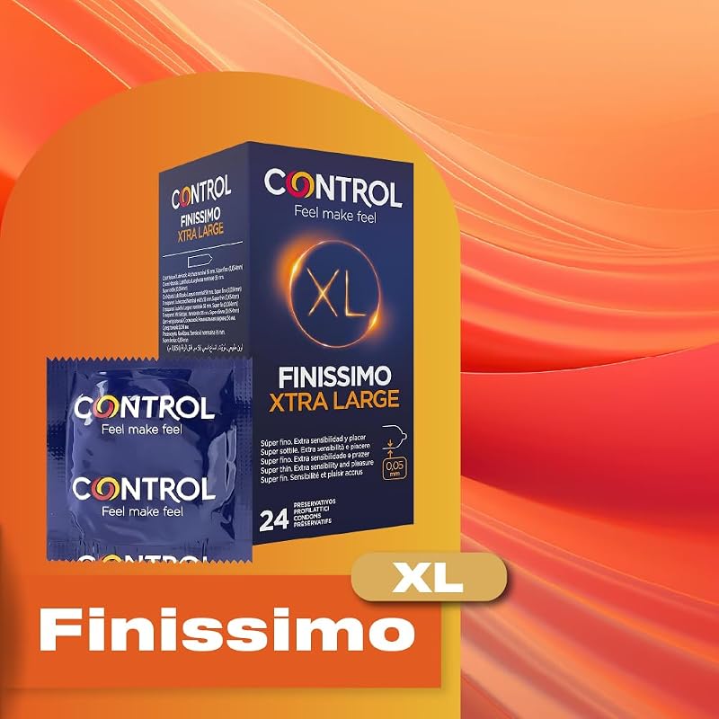 Controle de preservativo xl - 24 unidades