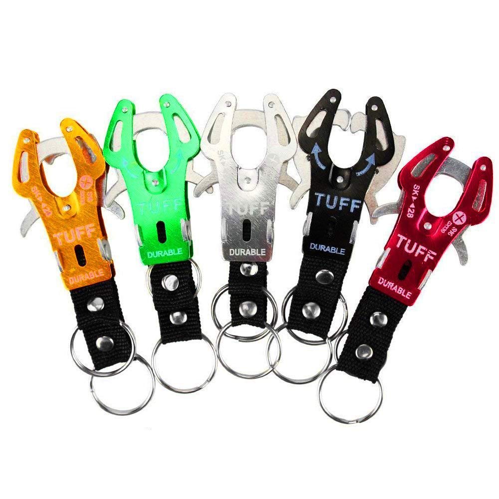 Carabiner Clip Aluminum DRing Spring Loaded Gate Small Keychain