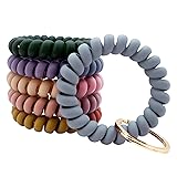 BIHRTC 6pcs Colorful Stretchable Wristband Wristlet