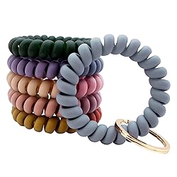 BIHRTC 6pcs Colorful Stretchable Wristband Wristlet