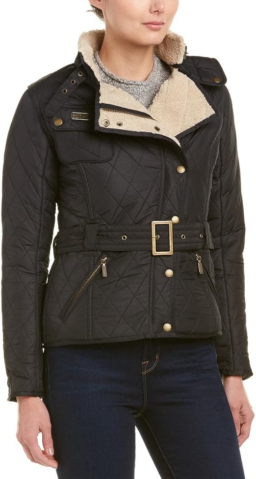 Women's Barbour Matlock Quilted Jacket Black Amazon.co.uk Clothing