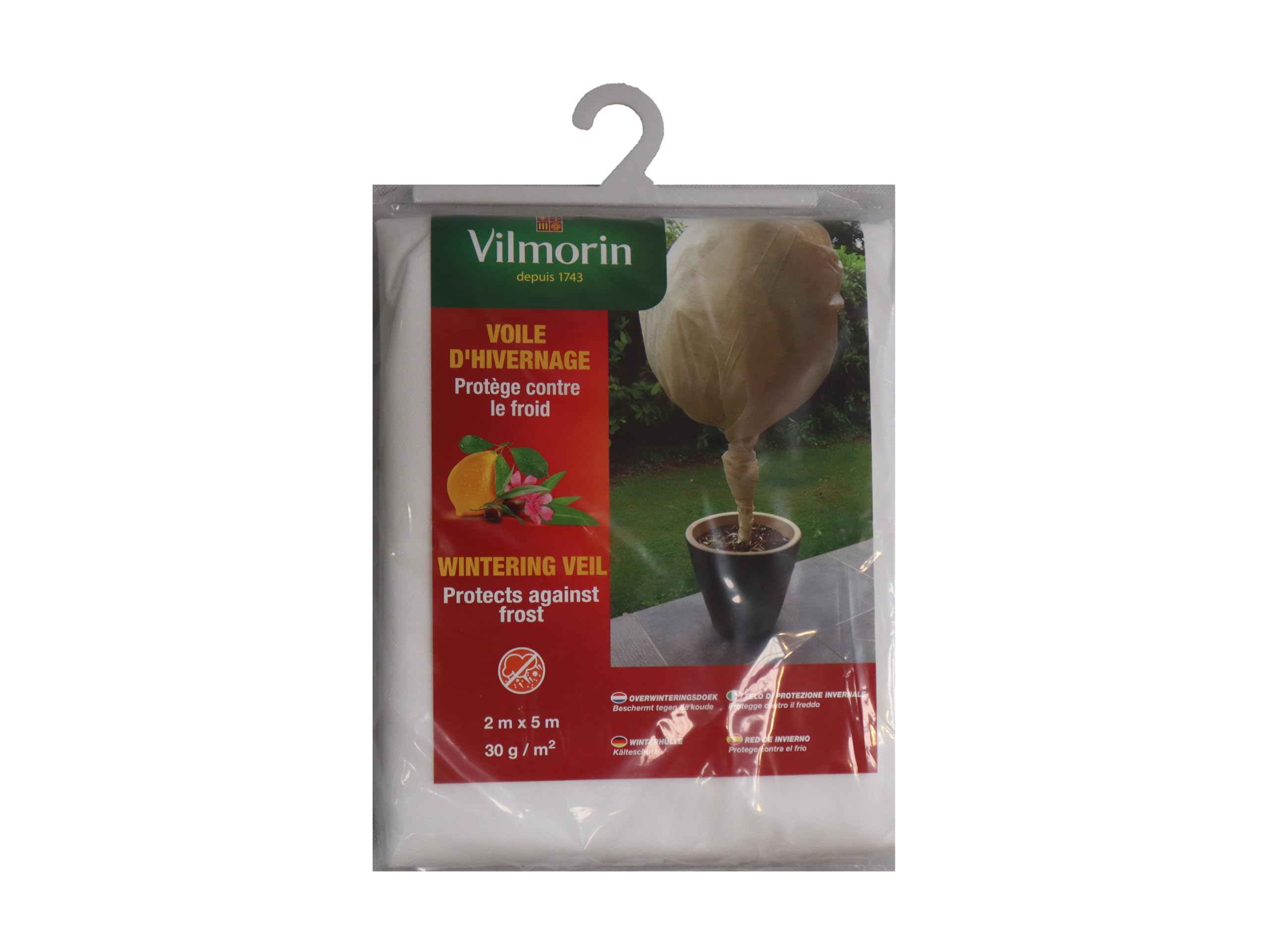 Vilmorin Polypropylene Winter Net 30 g/m2 2 m x 5 m White