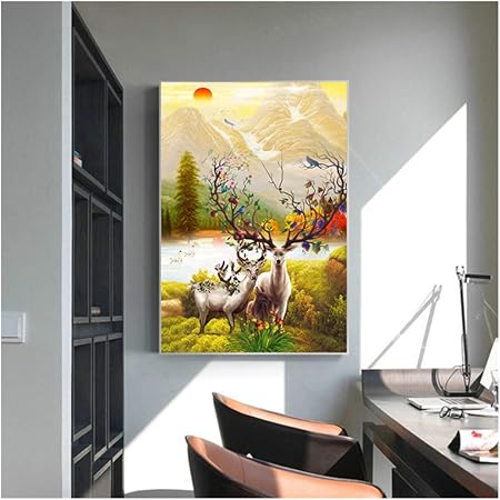 dubdubd Impresiones De Carteles, Decoración De Lienzo De Bosque De