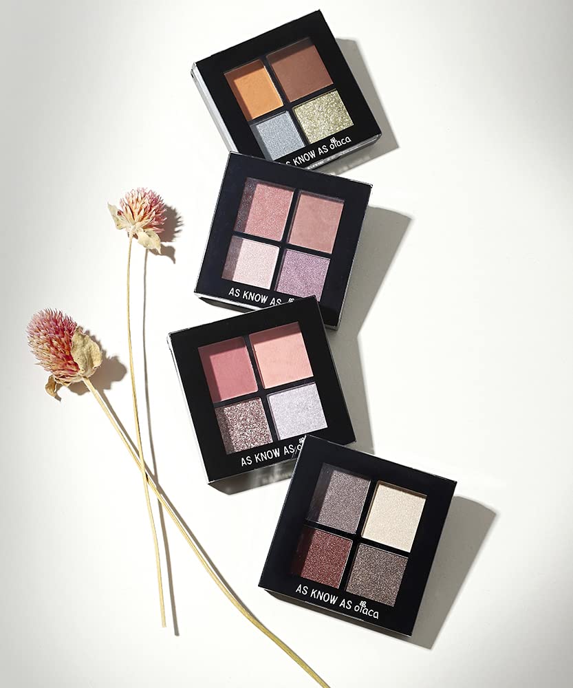 la farfa(ラ・ファーファ) 2022年7月号：5/19発売【雑誌付録】AS KNOW AS olaca(アズ ノゥ アズ オオラカ)4色パレット×4個セット