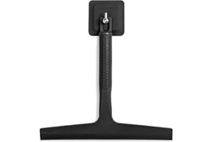 TOOLETRIES The Squeegee & Hook - All Purpose Shower Squeegee for Glass Doors, Silicone Grip, Bathroom Cleaner Tool Household Window Mirror Squeegee, Bathroom Accessories & Cleaning Supplies - 10 Inch