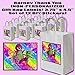 Barney Purple Dinosaur Party Favors Supplies Decorations Gift Bag Label STICKERS ONLY 3.75