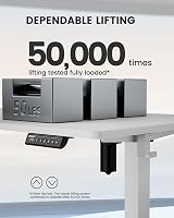 ErGear Electric Standing Desk 120 x 60 cm 4 Memory Height Adjustable view 3