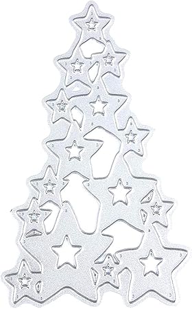 Stencil Stella Di Natale.Apofly Stencil Per Albero Di Natale Motivo Mare La Stella Del Metallo Di Natale Amazon It Casa E Cucina