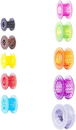 Amazon ピンカールロッドセット10種類 各6個入 不明 パーマ用ロッド 通販