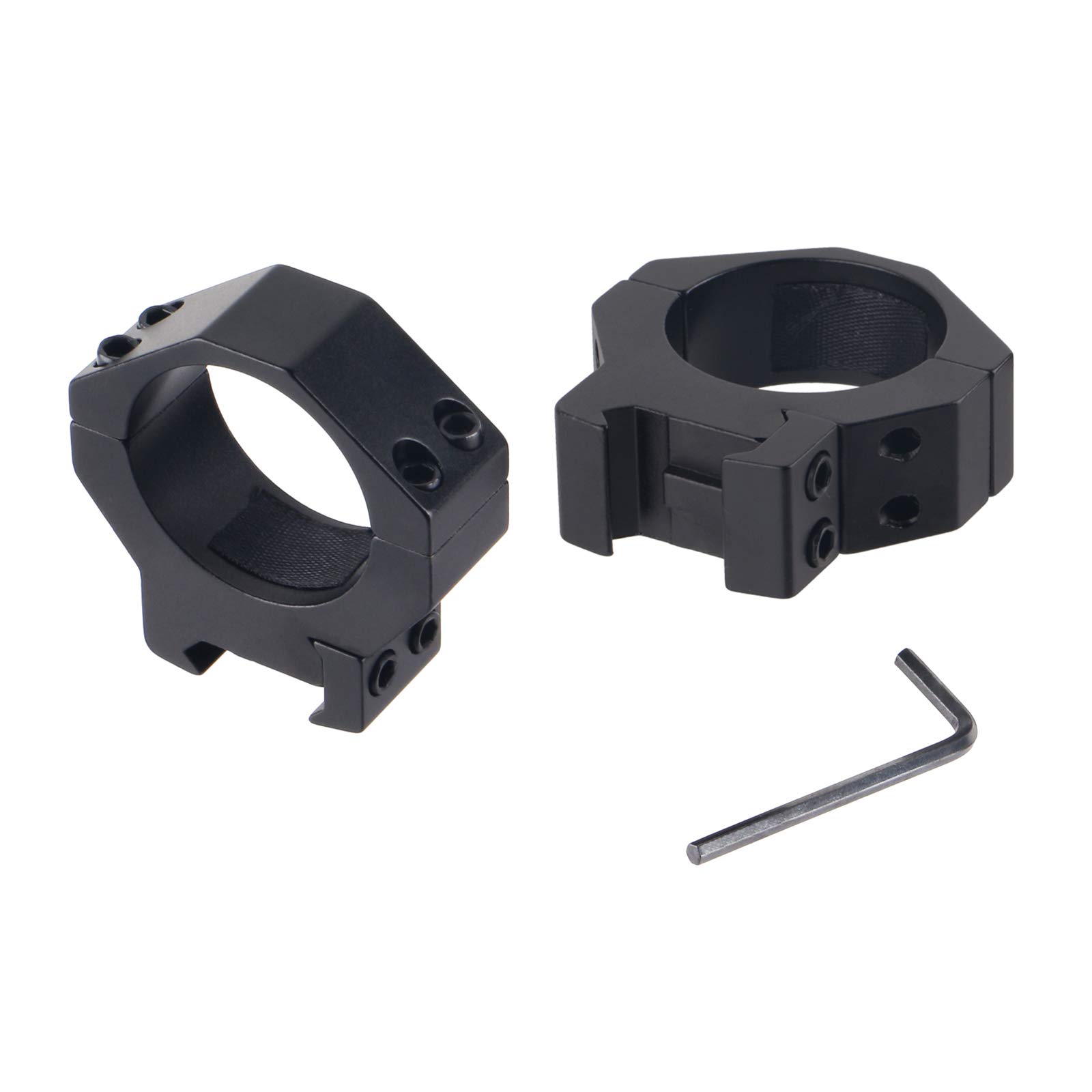 FOCUHUNTER Tactical Mount Rings 34mm Low Profile Scope Rings Fit for 20mm Picatinny Rail Outdoor Sports Accessories