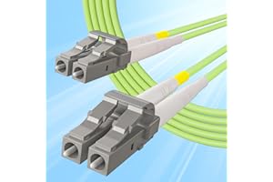 10Gtek Fiber Patch Cable - LC to LC OM5 10Gb/Gigabit Multi-Mode Jumper Duplex 50/125?m LSZH Fiber Optic Cord for SFP Transcei