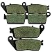 Front and Rear Kevlar Carbon Brake Pads for HONDA GL 1500 Valkyrie Tourer Interstate 1997-2003