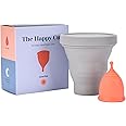 Hawwwy | Menstrual Cups - Comfortable Silicone Cup - Leak-Free & Odor-Free Periods - Ideal for Bladder Sensitivity & Cramping Discomfort - Suitable for Teens with Sensitive Skin (Pink)