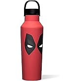 Corkcicle Sport Canteen - Beverages Cold 25 Hours - Triple Insulated Stainless Steel - Screw-On Lid - Reusable Bottle - Summer Drinkware Gift - Keeps Drinks Ice Cold - 20 oz - Deadpool