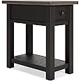 Signature Design by Ashley Tyler Creek Chair Side End Table, Light Brown & Whitewash