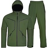 K.E.J. Golf Rain Jacket Waterproof Rain Suits for Men Performance Golf Rain Gear Lightweight Jacket and Pants for All Sports