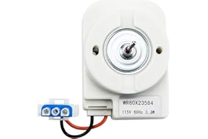 AMI PARTS WR60X23584, WR60X31522, WR60X28783 Evaporator Fan Motor Fit for G E and Hot-Point Refrigerator Replaces WR60X10046 WR60X10141 WR60X10346 PS10063450 WR60X10045