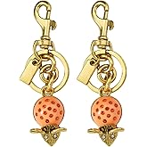 LSBDJDL Cute Gold Mouse Keychain Car Key Chain Bag Purse Charm Bag Charms For Tote Bags Accessories For Women