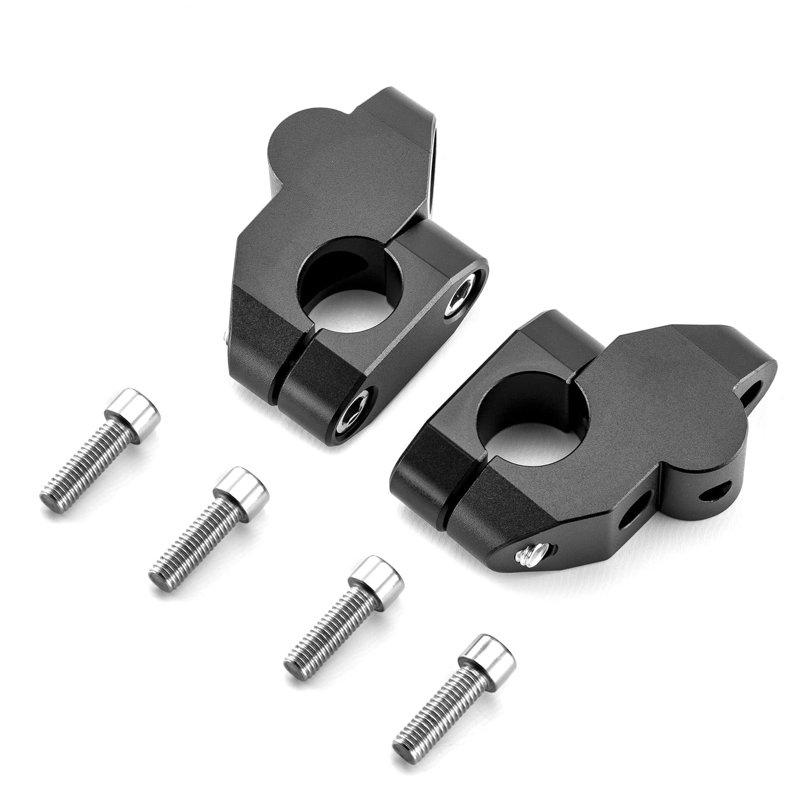 Photo 1 of Mofun Universal 7/8" 22mm Motorcycle Handlebar Riser Clamp Compatible with Harley, DRZ 400/S MT-03 FZ1/ FZ8/ FZ16 Fit KLR650/Ninja 650R/Z125, Fit Grom MSX125/ ATV Fit Dirt Bike