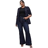 City Chic Women's Plus Size West End Dark Denim Jean
