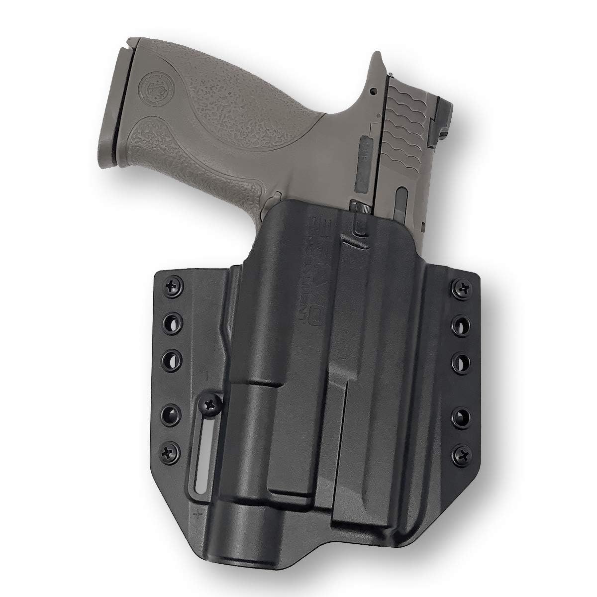 Photo 1 of Holster for S&W M&P 9,40 2.0 (4"-4.25") with Streamlight TLR-1 Weapon Light - OWB Holster for Concealed Carry/Custom fit to Your Gun for Everyday Carry