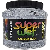 Midway Importing Clear Jumbo Super Wet Hair Styling Gel, 2.2 Pound