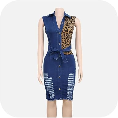 sleeveless denim midi dress