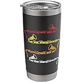 Retro Bass Clarinet Player Big Band Music Bass Clarinet Stainless Steel Insulated Tumbler