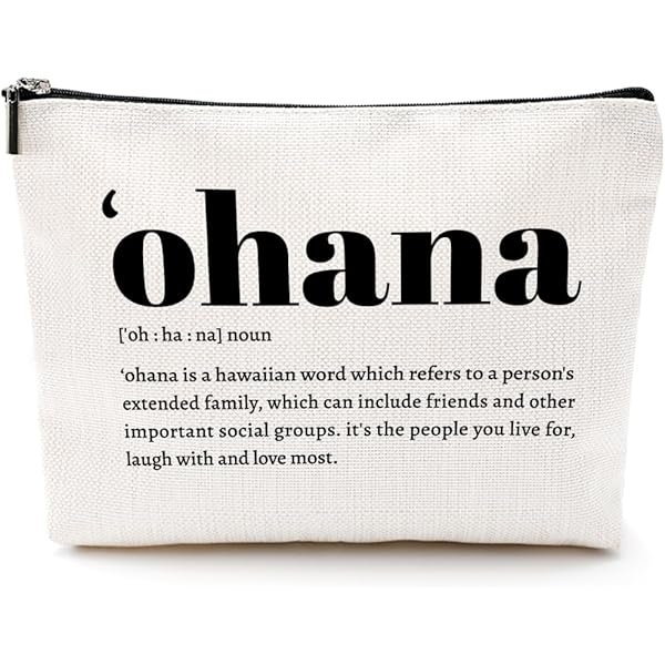 thumbnail image 2 of LEVLO Funny Ohana Crossbody Bag Cartoon Hawaii Ohana 2 of 11