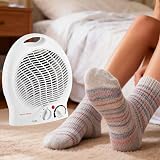 Armo Home Fan Heater 2KW Upright Portable With Thermostat White view 2