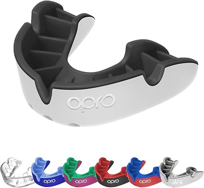 OPRO Silver Level Mouthguard Essential Fit Boxing Rugby MMA Gum Shield
