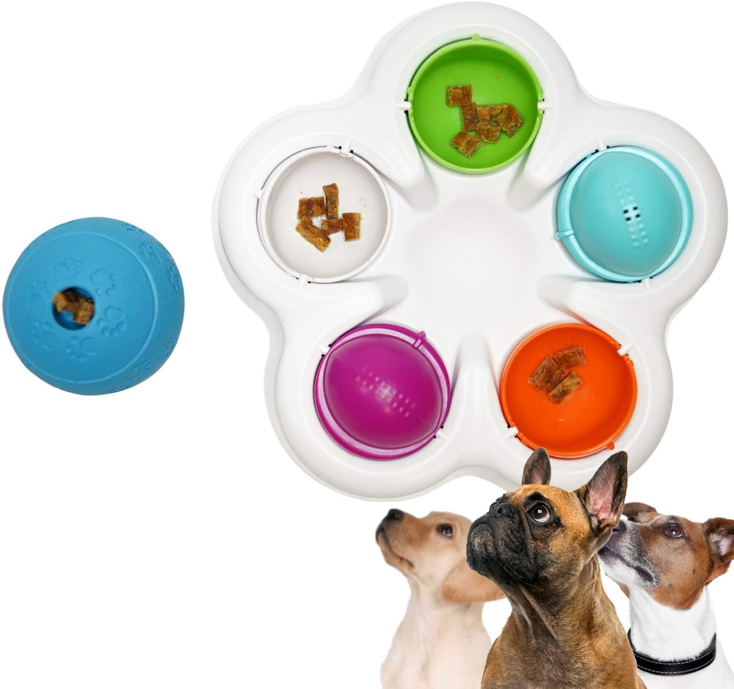 Pet Supplies HAYOO Smart Dog Treat Puzzle for Interactive Training