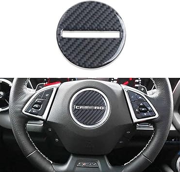 Demillo Car Interior Accessories For Chevrolet Camaro Accessories Auto Steering Wheel Moulding Frame Trim Cover Carbon Fiber Trim Decor For Chevrolet Camaro 2017 2018 2019 2020 Steering Accessories Amazon Canada
