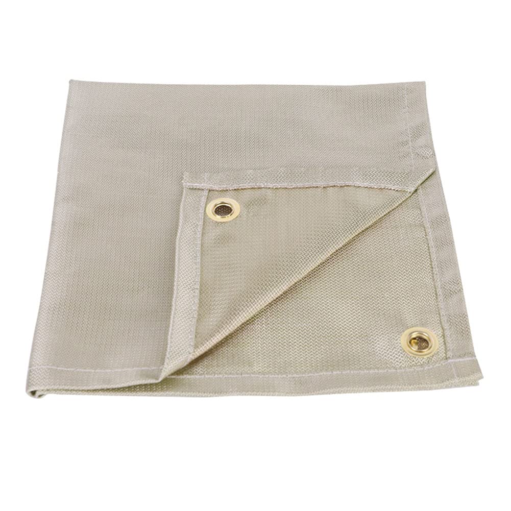 Portable Outdoor Camping Fire Pit Mat Foldable Heat Proof Mat for Outdoor Fire Pits Camping Backyard Garden (100 * 93cm, Fire Pit Mat)