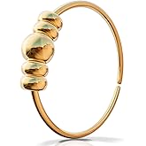 Tiny Beaded Nose Ring - 14k Gold Filled 7mm Diameter Nose Hoop Ring - 24G Nose Piercing Jewelry for Women Hypoallergenic Nose Ring