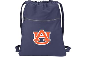 Broad Bay Auburn Drawstring Backpack RICH COTTON Auburn University Cinch Bag