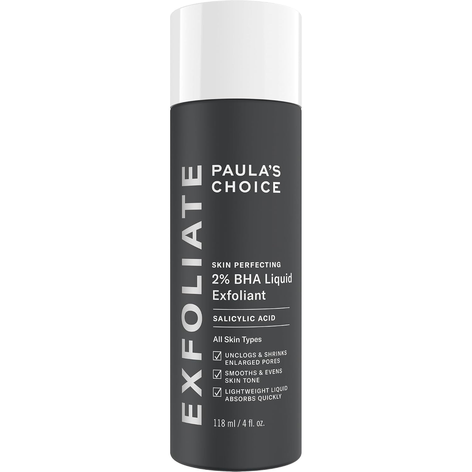 Paula's Choice SKIN PERFECTING 2% BHA Liquid Exfoliant with Salicylic Acid, Facial Polish for Pores, Wrinkles & Fine Lines, S