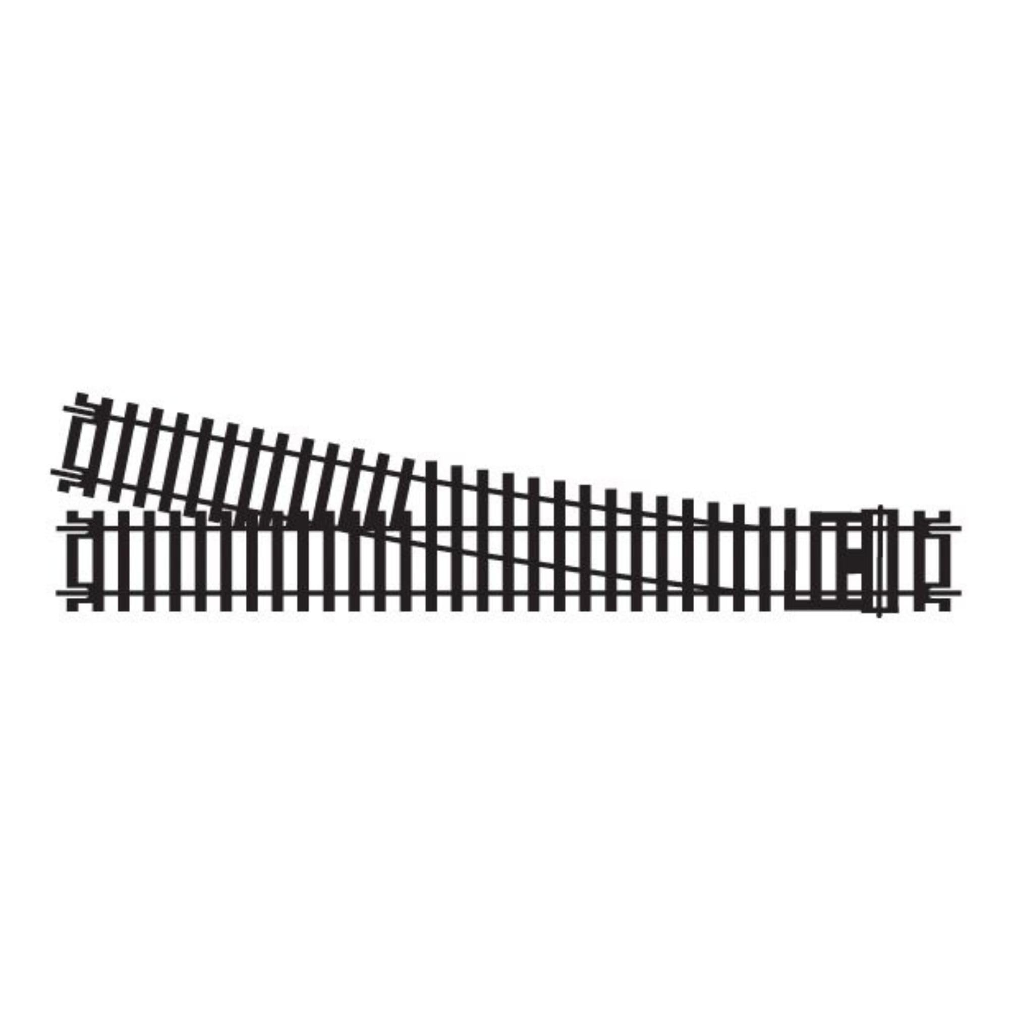 Hornby - R8078 OO Gauge Right Hand Express Point Track - Extra Track Pieces for Model Railway Sets, Model Train Accessories - Scale 1:76