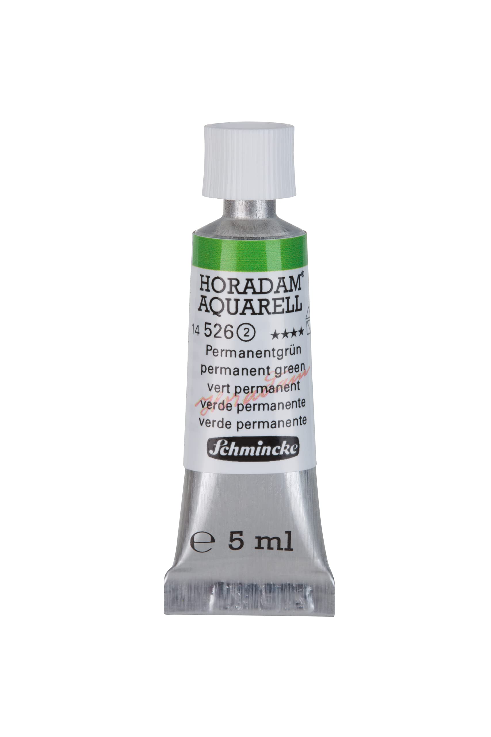 Schmincke - HORADAM® AQUARELL - finest artists' watercolours, permanent green - 5 ml — image 1