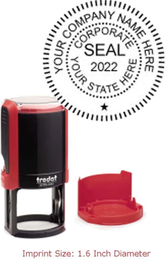 Stamp Seal for a Corporation with Self Inking Function, 1.