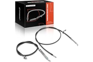 A-Premium Rear Driver and Passenger Side Parking Brake Cable Assembly Compatible with Ram & Dodge Models: 2500 2013, 3500 201