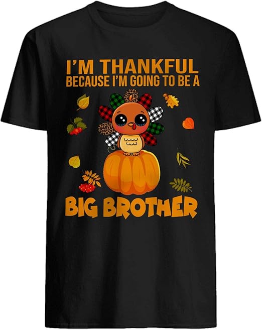 Amazon.com: I'm Thankful Going to Be A Big Brother Funny ...