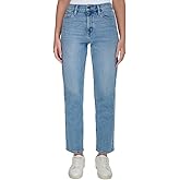 Calvin Klein Women High Rise Straight Leg Jean