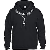 Cybertela Only God Can Judge Me Tattoo Necklace Sweatshirt Hoodie Hoody